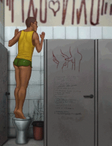 Os Cafuçus Filminho - Surpresa no Banheiro Público